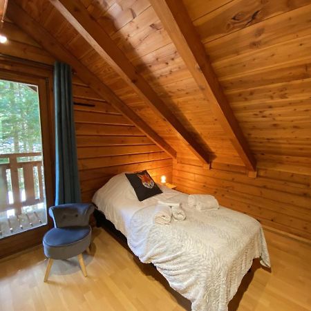 Le Renard Chalet En Bois Ла-Бресс Экстерьер фото
