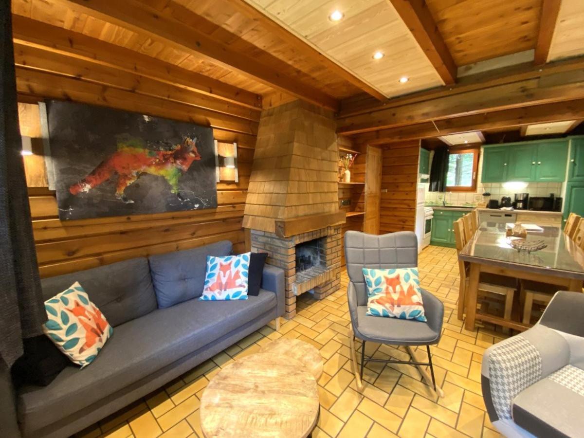 Le Renard Chalet En Bois Ла-Бресс Экстерьер фото