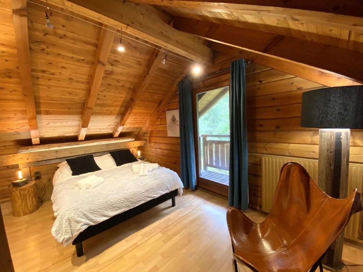 Le Renard Chalet En Bois Ла-Бресс Экстерьер фото