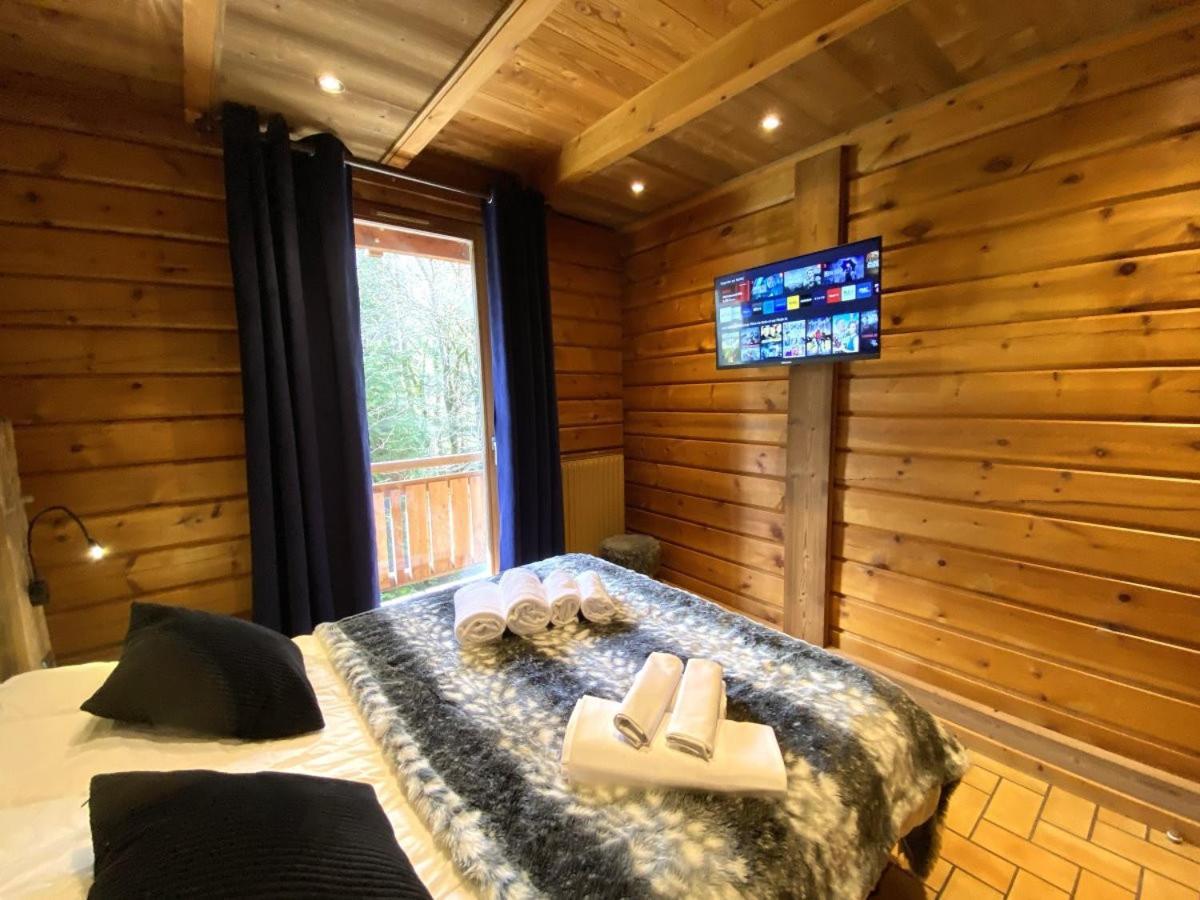 Le Renard Chalet En Bois Ла-Бресс Экстерьер фото