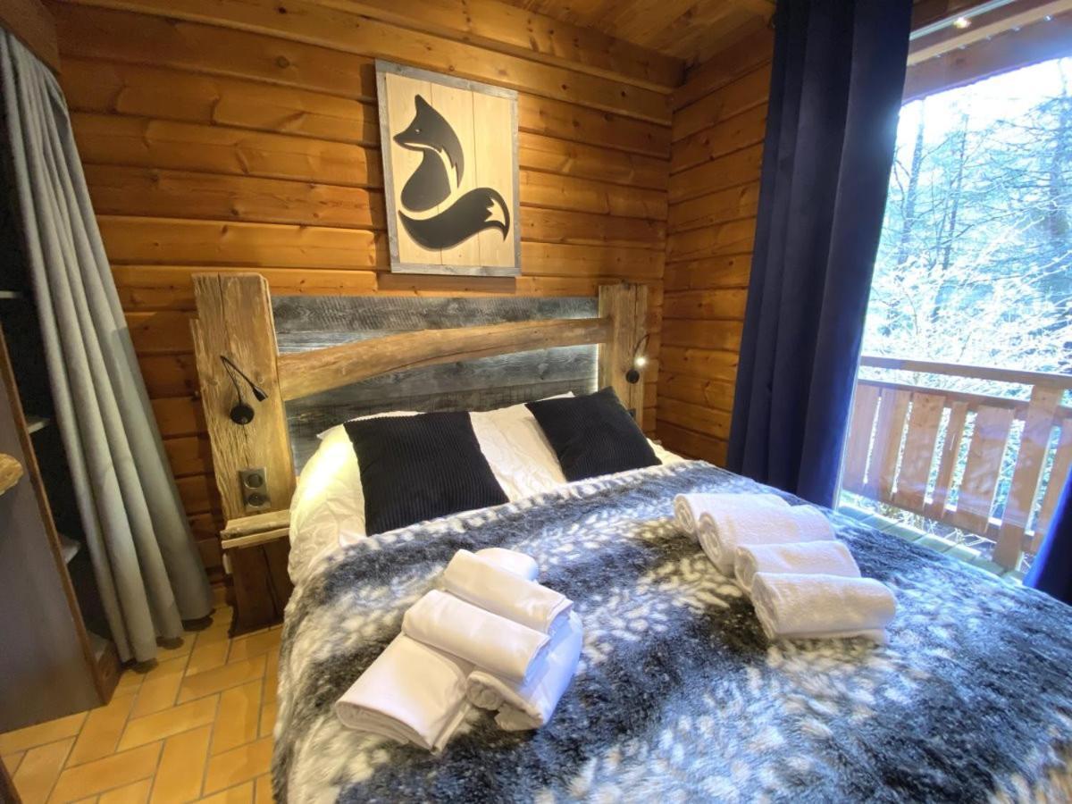 Le Renard Chalet En Bois Ла-Бресс Экстерьер фото