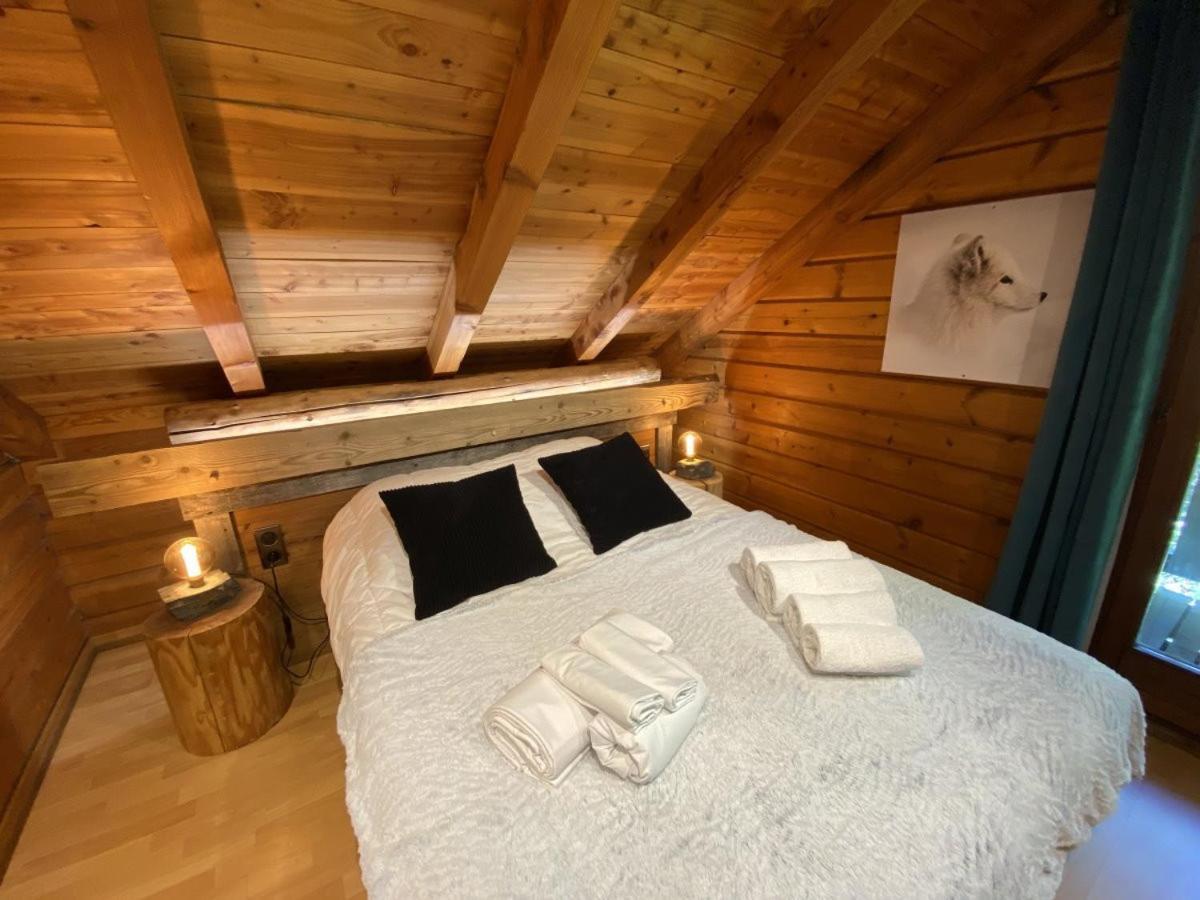 Le Renard Chalet En Bois Ла-Бресс Экстерьер фото