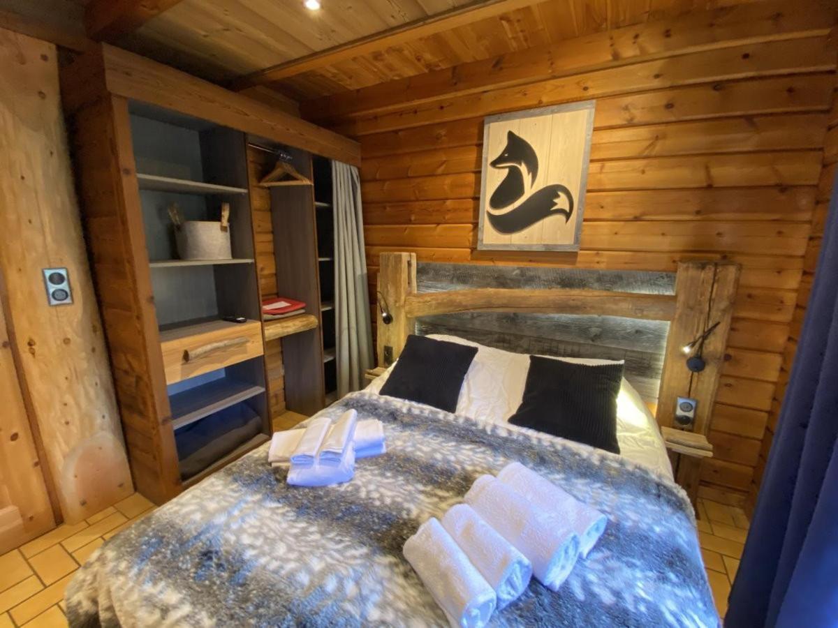 Le Renard Chalet En Bois Ла-Бресс Экстерьер фото